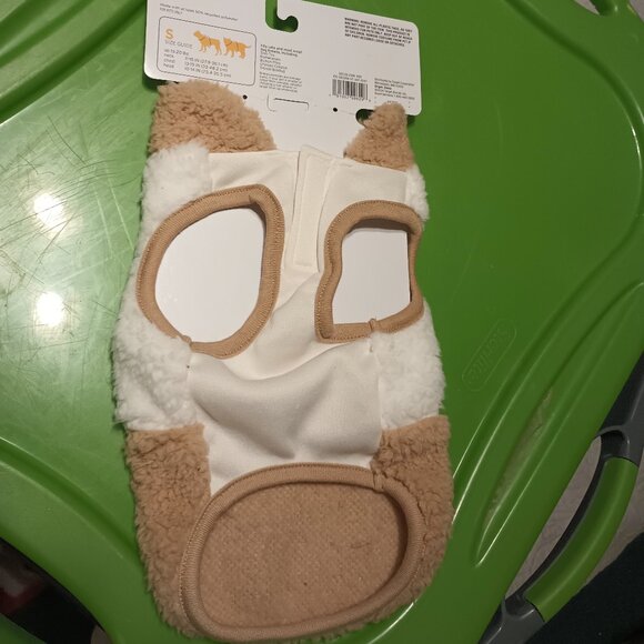 NEW Faux Shearling Neutral Dog Vest - Boots & Barkley™ Small Up to 20 Pounds - Picture 8 of 10